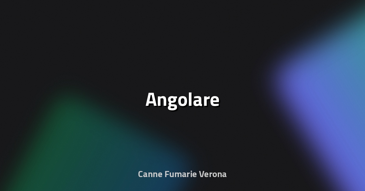 🔥 Angolare