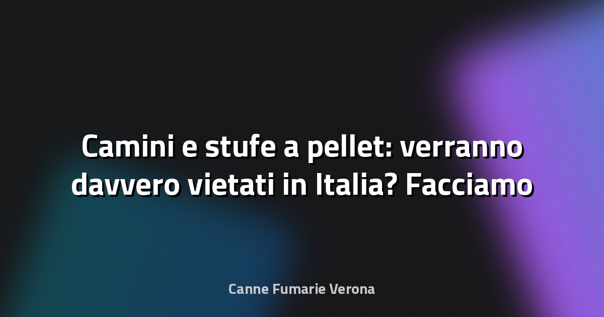 🔥 Camini e stufe a pellet: verranno davvero vietati in Italia? Facciamo chiarezza - greenMe