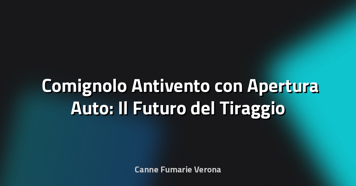 🌬️ Comignolo Antivento con Apertura Auto: Il Futuro del Tiraggio Perfetto