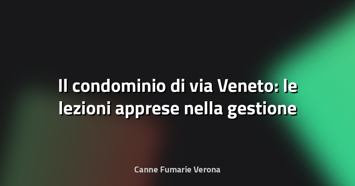 🔥 Il condominio di via Veneto: le lezioni apprese nella gestione della canna fumaria