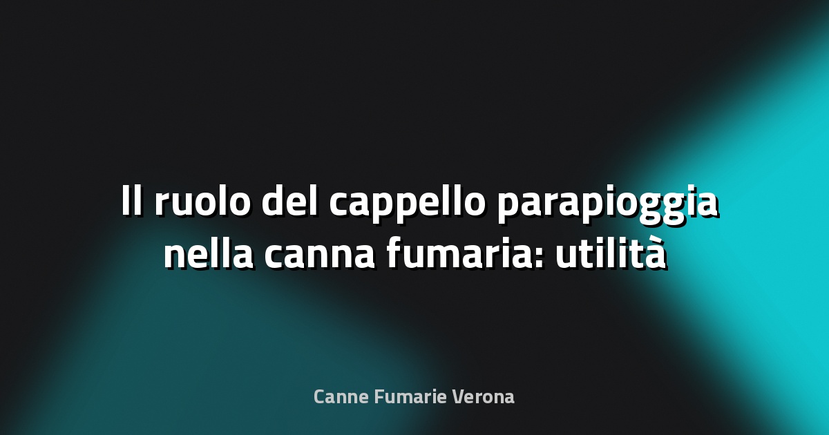 🌧️ Il ruolo del cappello parapioggia nella canna fumaria: utilità e installazione