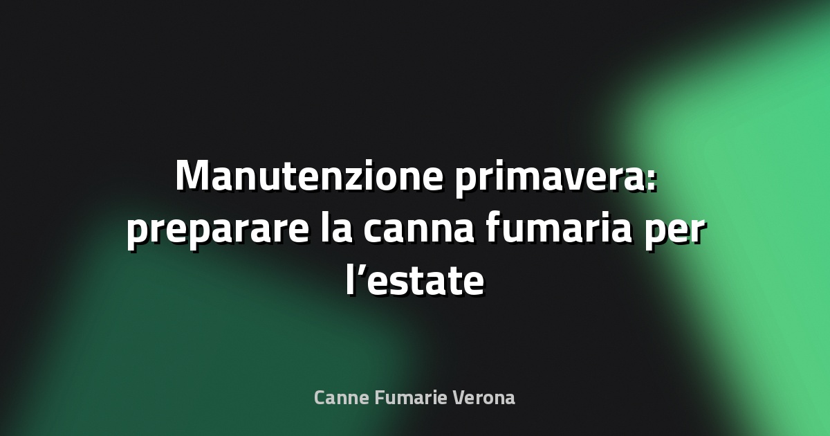 🔥 Manutenzione primavera: preparare la canna fumaria per l’estate