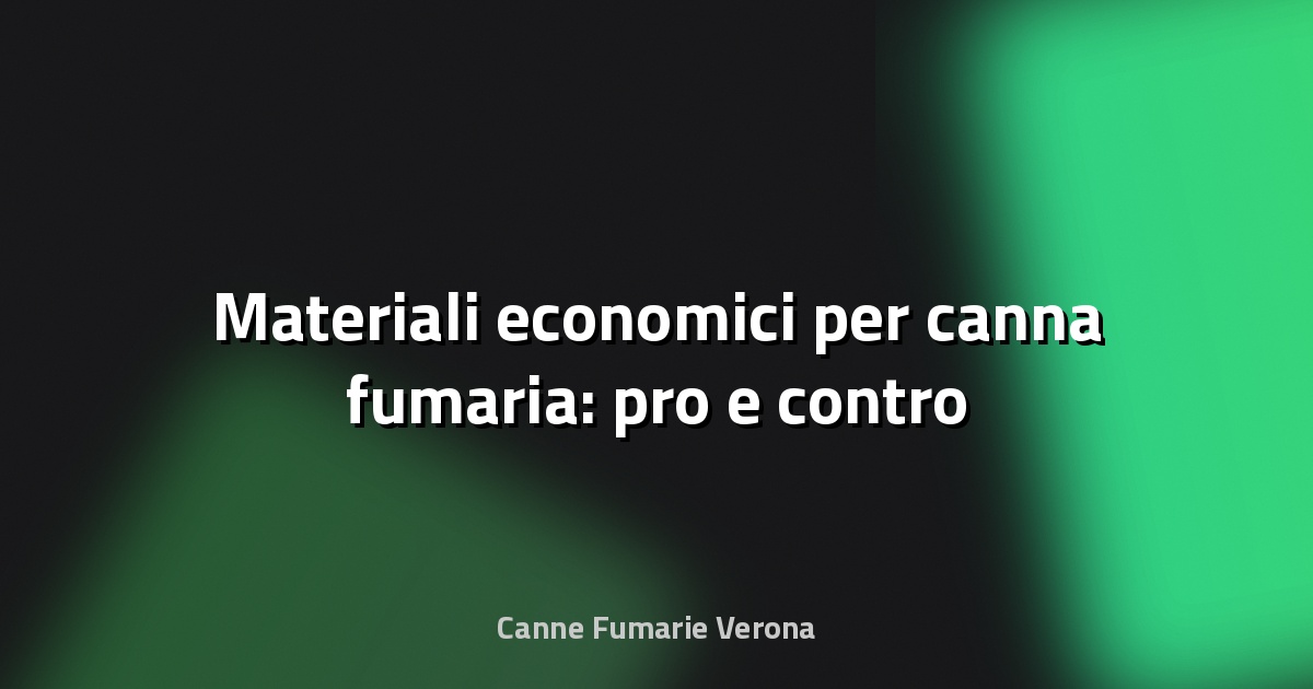 🔥 Materiali economici per canna fumaria: pro e contro