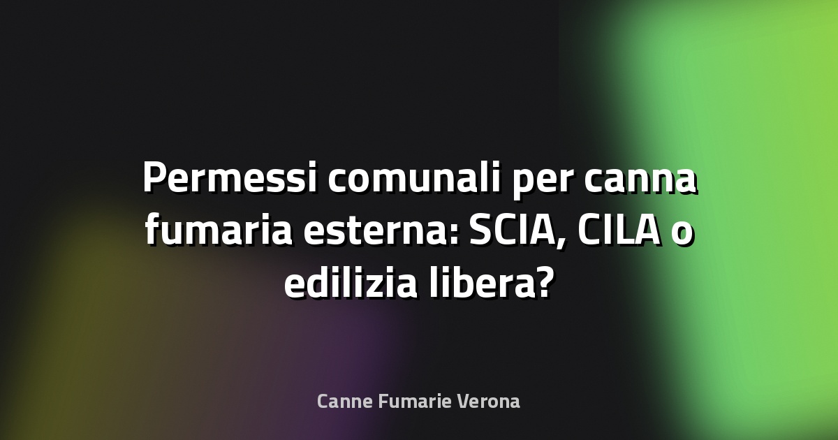 Permessi comunali per canna fumaria esterna: SCIA, CILA o edilizia libera?