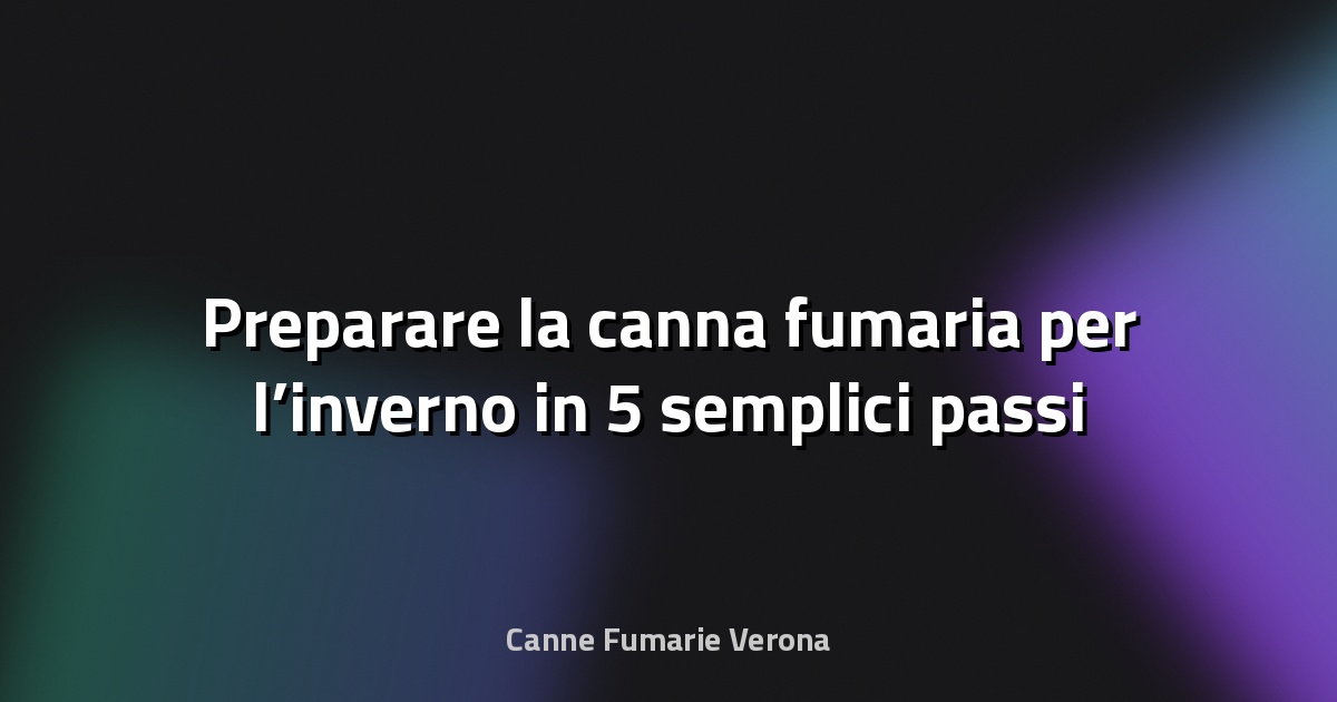🔥 Preparare la canna fumaria per l’inverno in 5 semplici passi