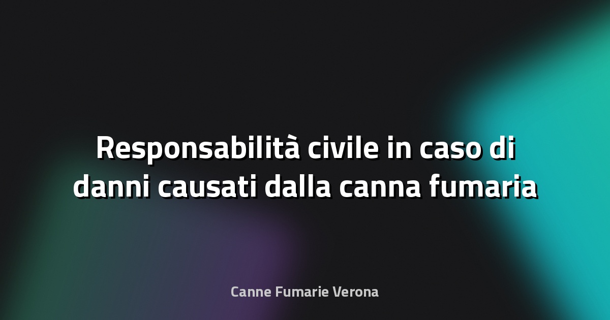 🔥 Responsabilità civile in caso di danni causati dalla canna fumaria
