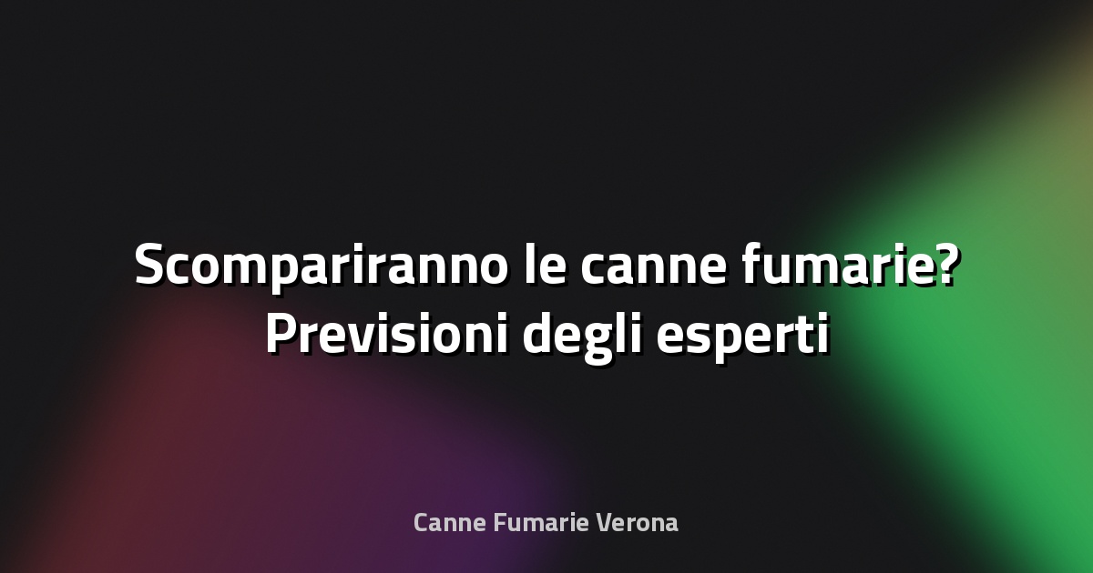 🔥 Scompariranno le canne fumarie? Previsioni degli esperti