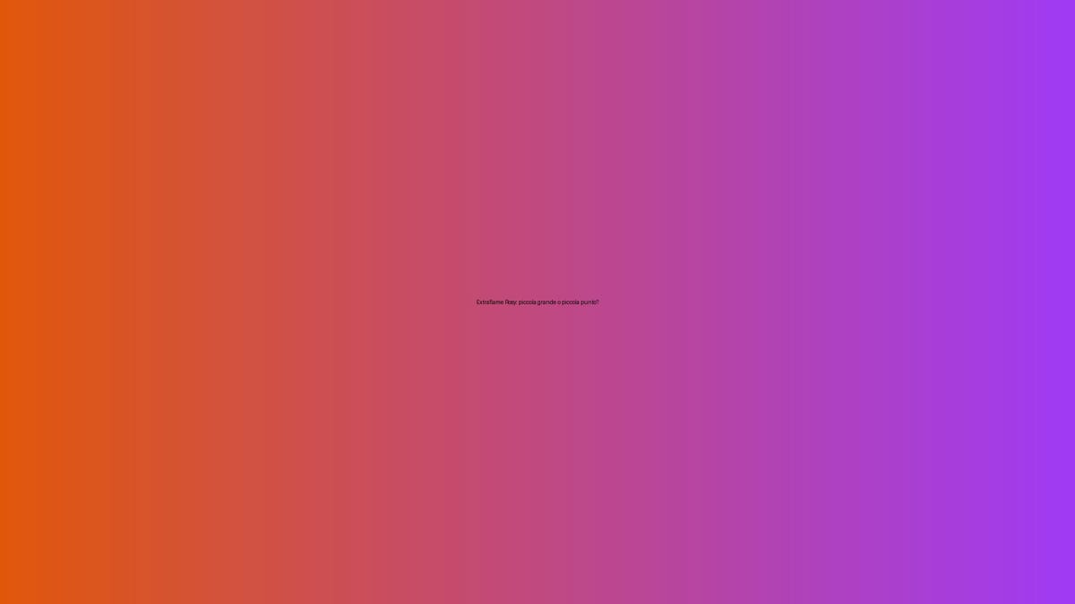 🔥 Extraflame Rosy: piccola grande o piccola punto?