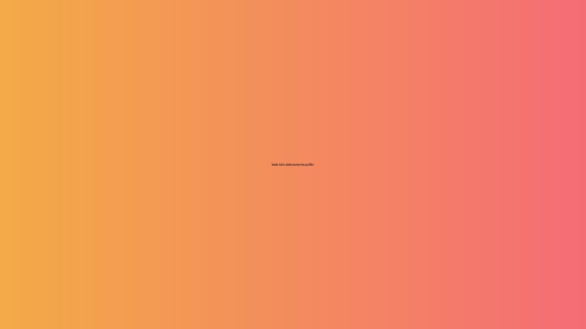 🔥 Iside Idro: abbinamento puffer