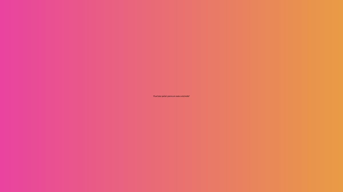 🔥 Plus Calor pellet: premium reale o etichetta?