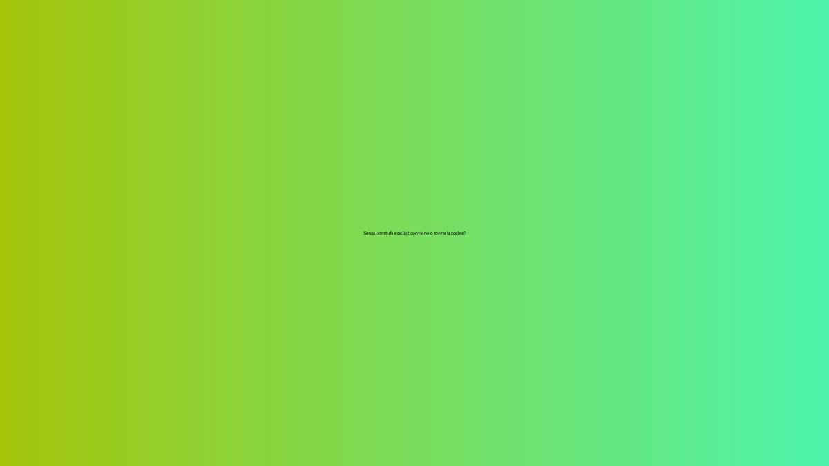 🔥 Sansa per stufa a pellet: conviene o rovina la coclea?