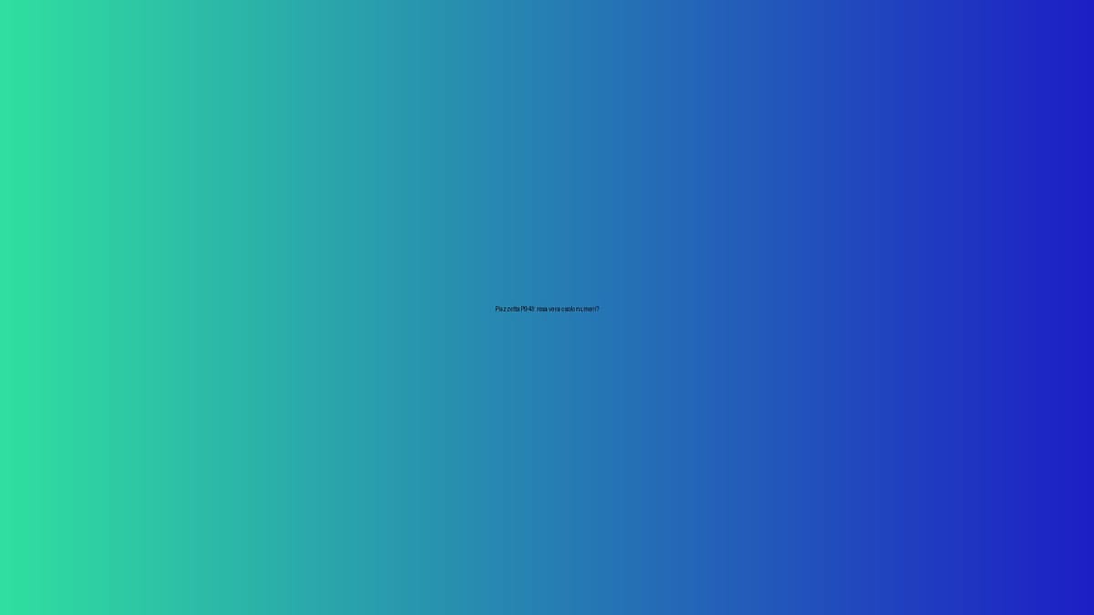 🔥 Piazzetta P943: resa vera o solo numeri?