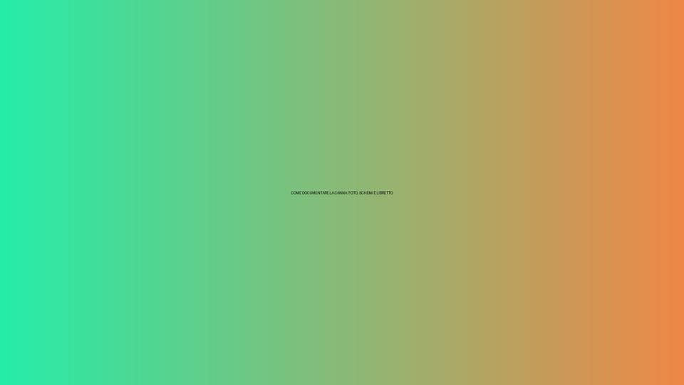 🔥 COME DOCUMENTARE LA CANNA: FOTO, SCHEMI E LIBRETTO