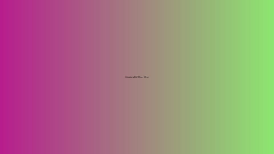 🔥 Stufa a legna 9 kW: 80 mq o 100 mq