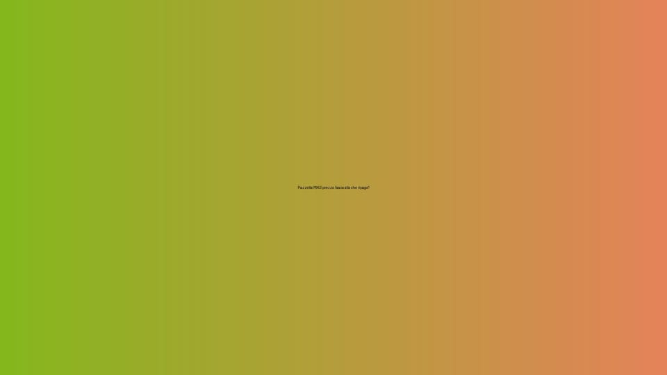 🔥 Piazzetta P963 prezzo: fascia alta che ripaga?