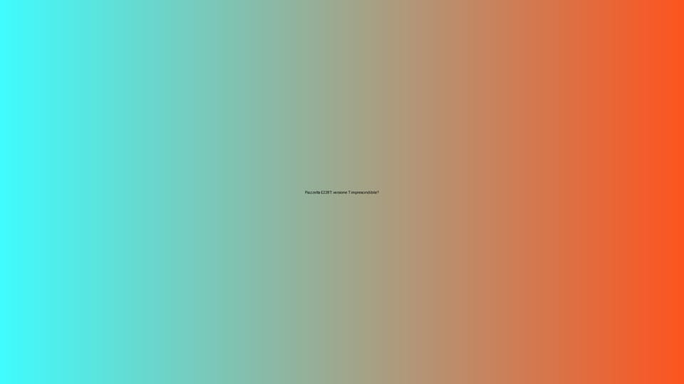 🔥 Piazzetta E228T: versione T imprescindibile?