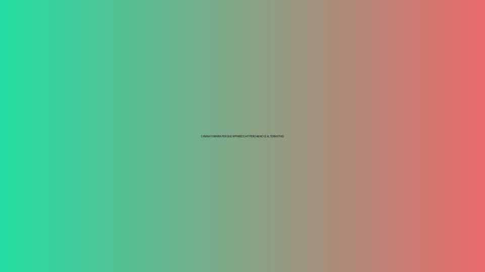 🔥 CANNA FUMARIA PER DUE APPARECCHI? PERCHÉ NO (E ALTERNATIVE)